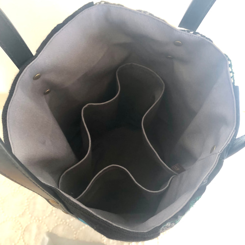 一点物 送料無料 ミナペルホネン バケツ型トートバッグ ハンドメイド