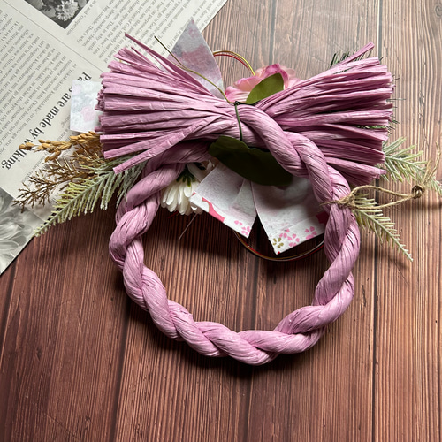 ハンドメイド しめ縄リース No.17、No.16、No.14 ハンドメイド しめ縄リース No.17、No.16、No.14