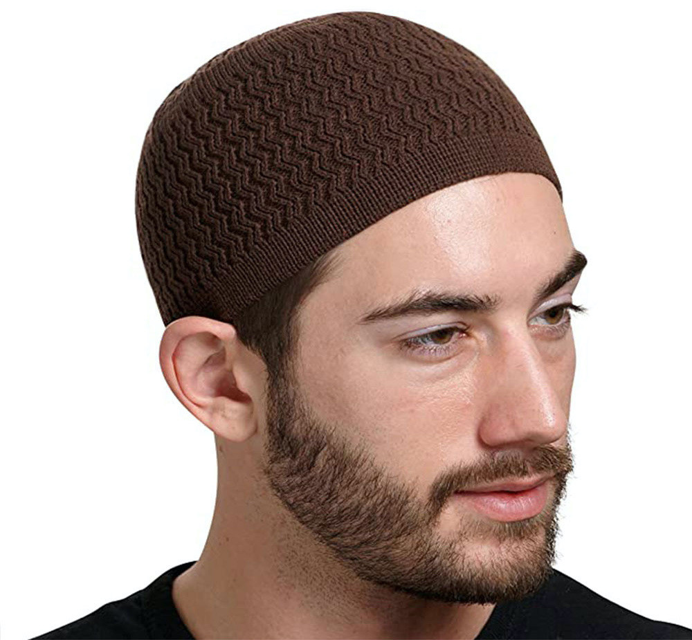 Creema限定 イスラム帽子 イスラムワッチ ニット帽 メンズ 無地