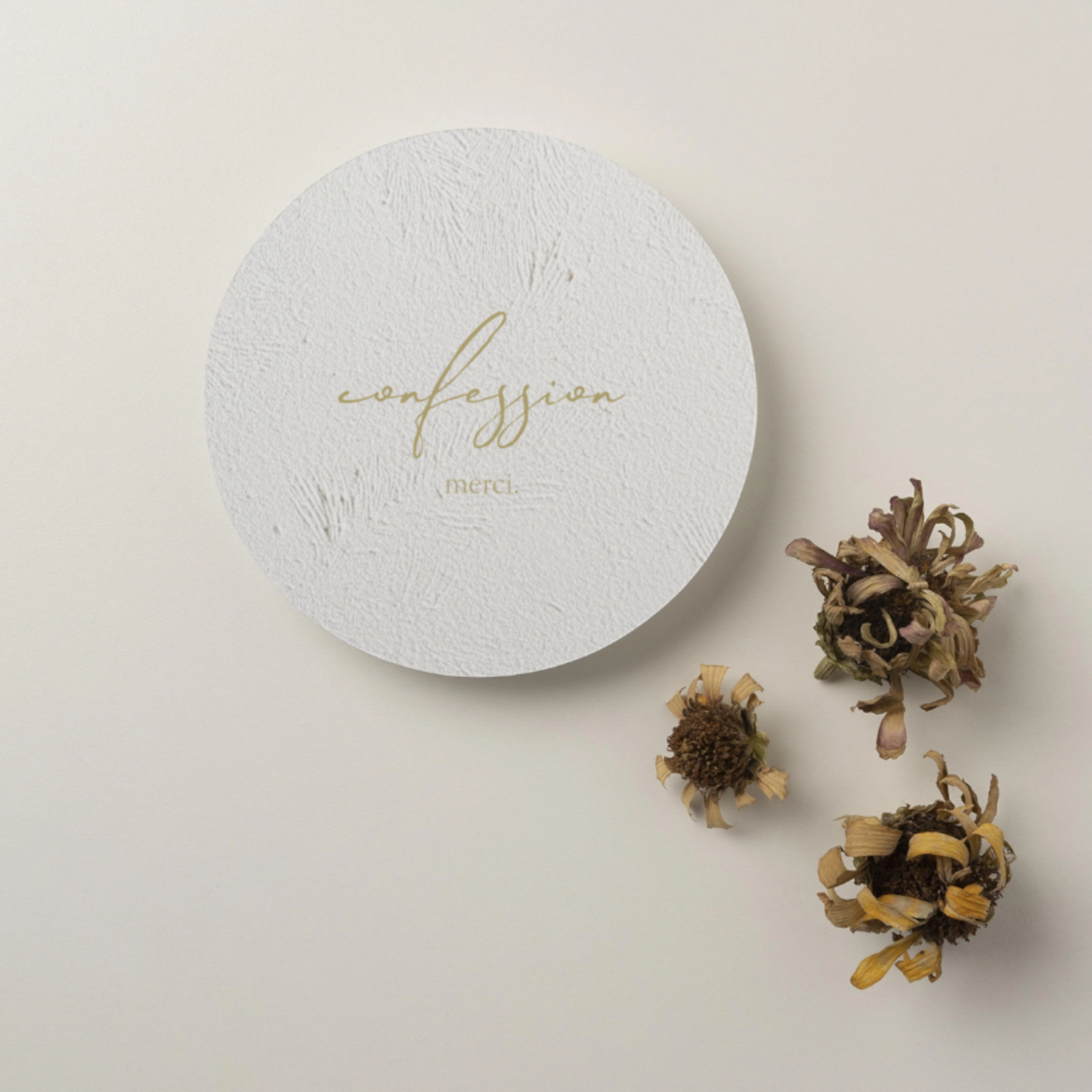 丸型のアクセサリー台紙／ピアス台紙【S-238C】／ショップカード名入れオーダー 丸型のアクセサリー台紙／ピアス台紙【S-238C】／ショップカード名入れ