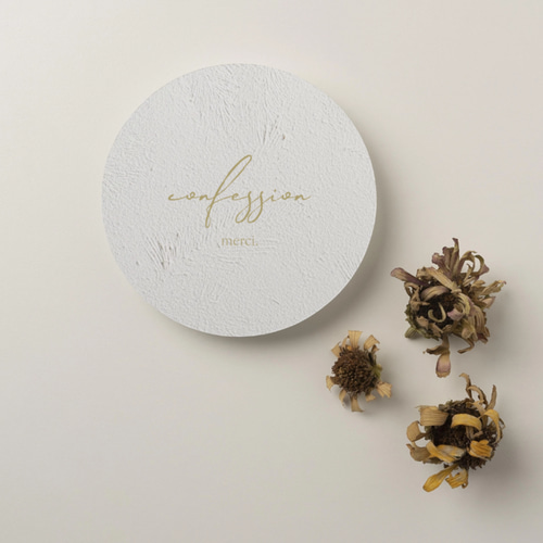 丸型のアクセサリー台紙／ピアス台紙【白無地】／ショップカード★名入れオーダー 丸型のアクセサリー台紙／ピアス台紙【S-238B】／ショップカード名入れ