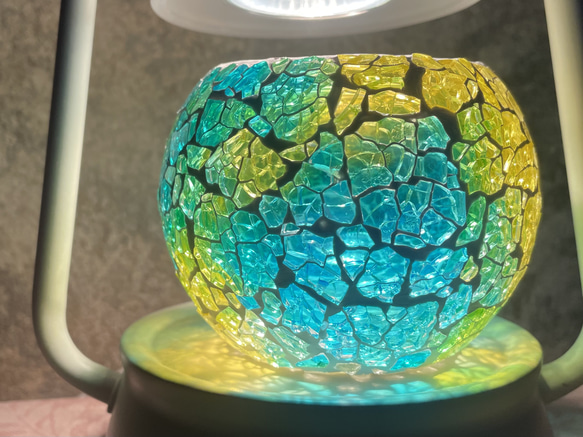 トルコランプキャンドルホルダーとアロマキャンドルウォーマーライトの