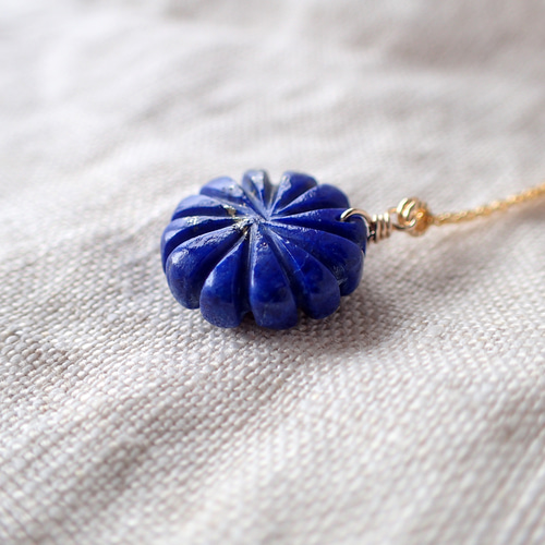 14kgf ラピスラズリカービング✧