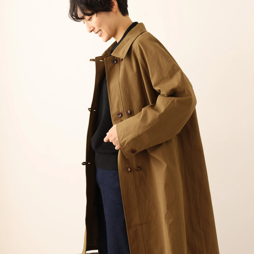 秋の着こなしの主役になるコート ミドル丈コート 褐色 240928-1 コート