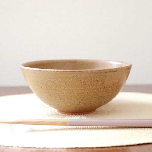 赤陶土と黄瀬戸釉のどんぶり 茶碗・めし碗 TSUCHI-HANAKI 通販