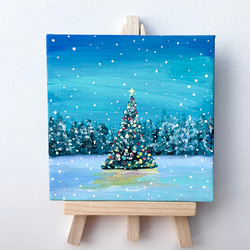 クリスマス 絵画 ボタニカルアート ツリー テクスチャーアート クリスマスツリー クリスマス 絵画 ボタニカルアート ツリー テクスチャーアート