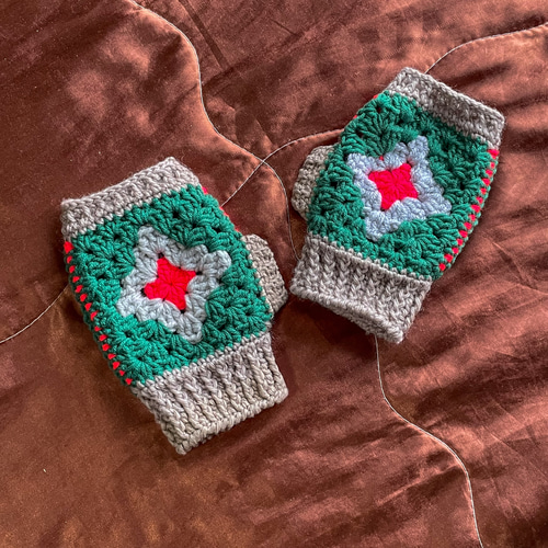 handmade♡指なしミトン 9e9fc10b64d644d8ae683b7f957268