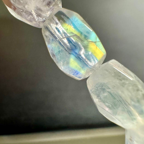 極上品質 大玉 マダガスカル産 レインボームーンストーン 天然石 ブレスレット 極上品質 マダガスカル産 レインボームーンストーン 天然石