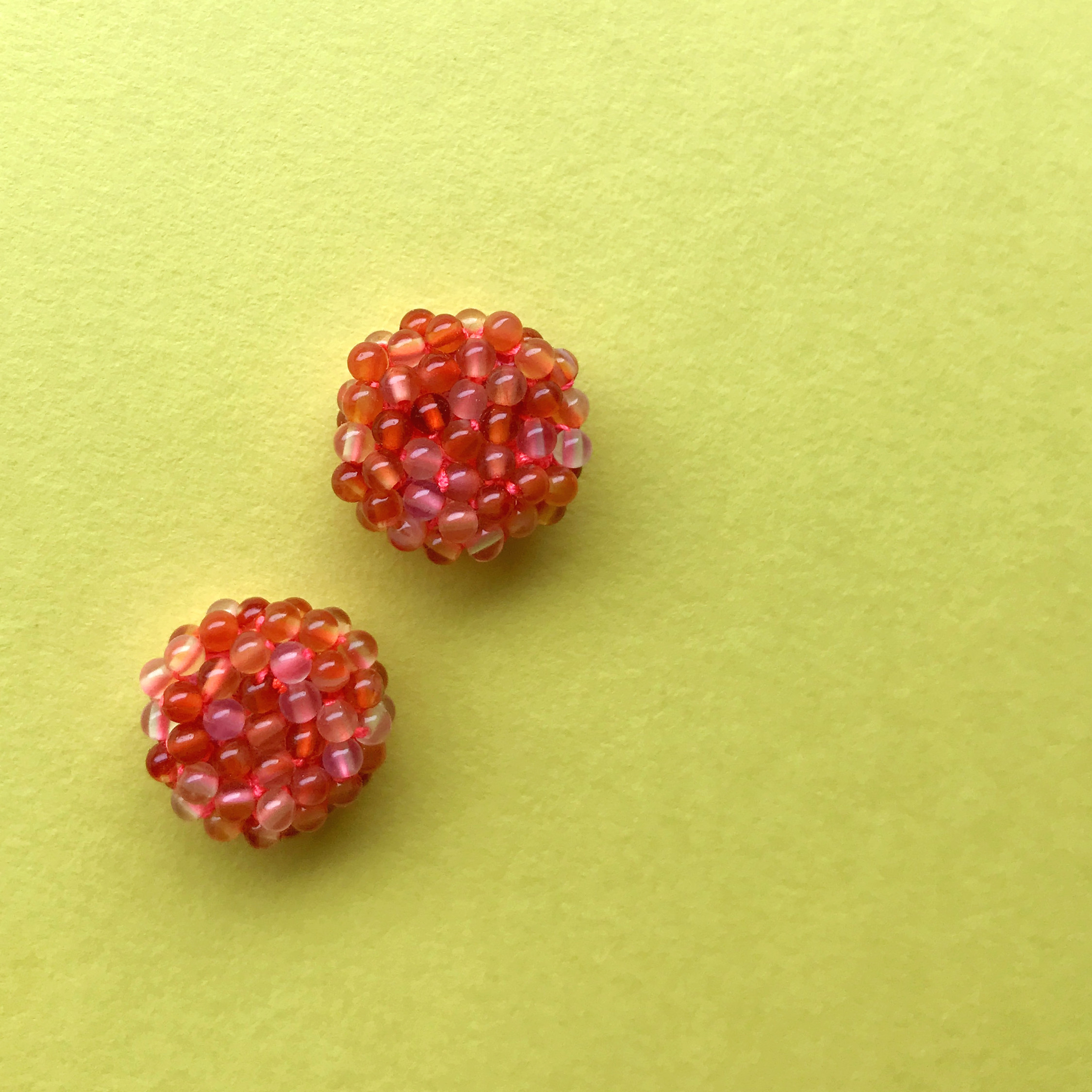 【一点物】カーネリアン　ピアス