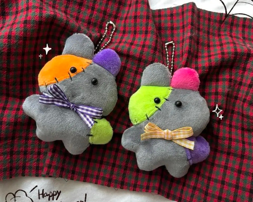 ちゃうねん ぬいぐるみストラップ グレー ミッフィー ぬいぐるみ Lucky 10cm＜グレー＞ | マークス公式