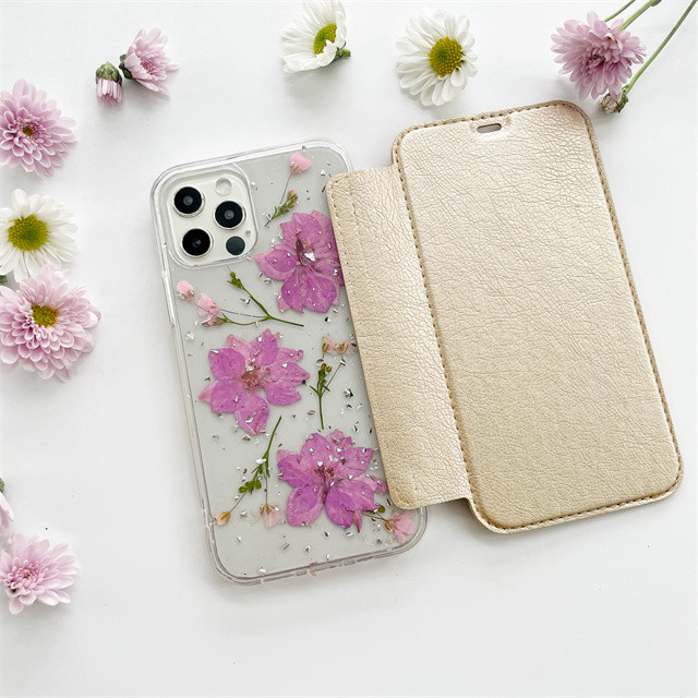 千鳥草ケース 5色から選択 手帳型スマホケース iPhone16Pro・15Pro・SE・12 iPhoneケース