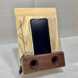 天然木 カリン／けやきサイドテーブル 一点物 手造り サイドテーブル