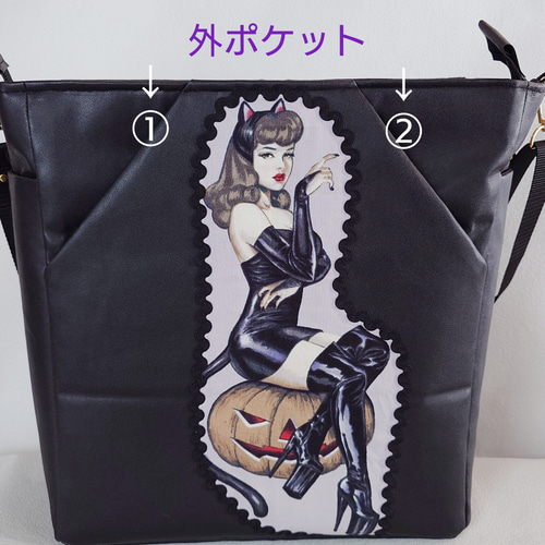 ☆アレキサンダーヘンリー(魔女柄) ☆ショルダーバッグ ☆A4