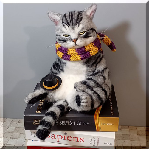 羊毛フェルト アメショー アメリカンショートヘア 猫 オーダー うちの