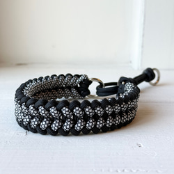 パラコード】ハーフチョークタイプの首輪 リード・首輪 豆柴ひなの道具