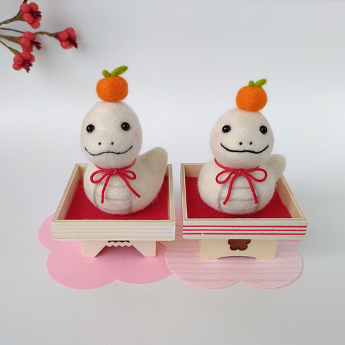 うーたん♪　お正月飾り　羊毛フェルト うーたん♪様専用 お正月飾り 羊毛フェルト - メルカリ