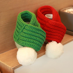 EMY's Gallery 猫襟 ワンちゃん襟 首輪 カギ編み 犬襟 つけ襟