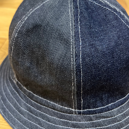 ワンウォッシュデニム☆岡山デニム☆中肉厚11oz☆バケットハット
