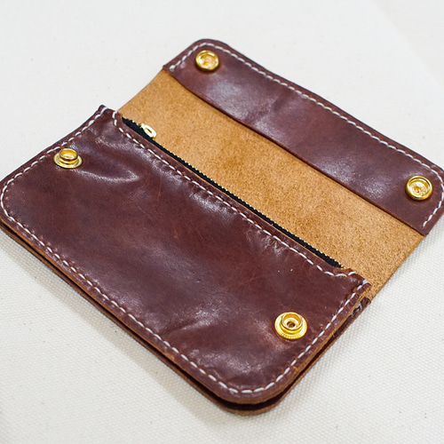 国産本革 トラッカーウォレット たつのレザー ハンドメイド