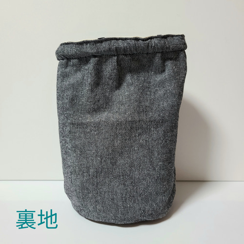 マル  ハンドメイド 巾着袋 丸巾着袋【花飾り】 | 戸塚刺しゅうオンラインショップ