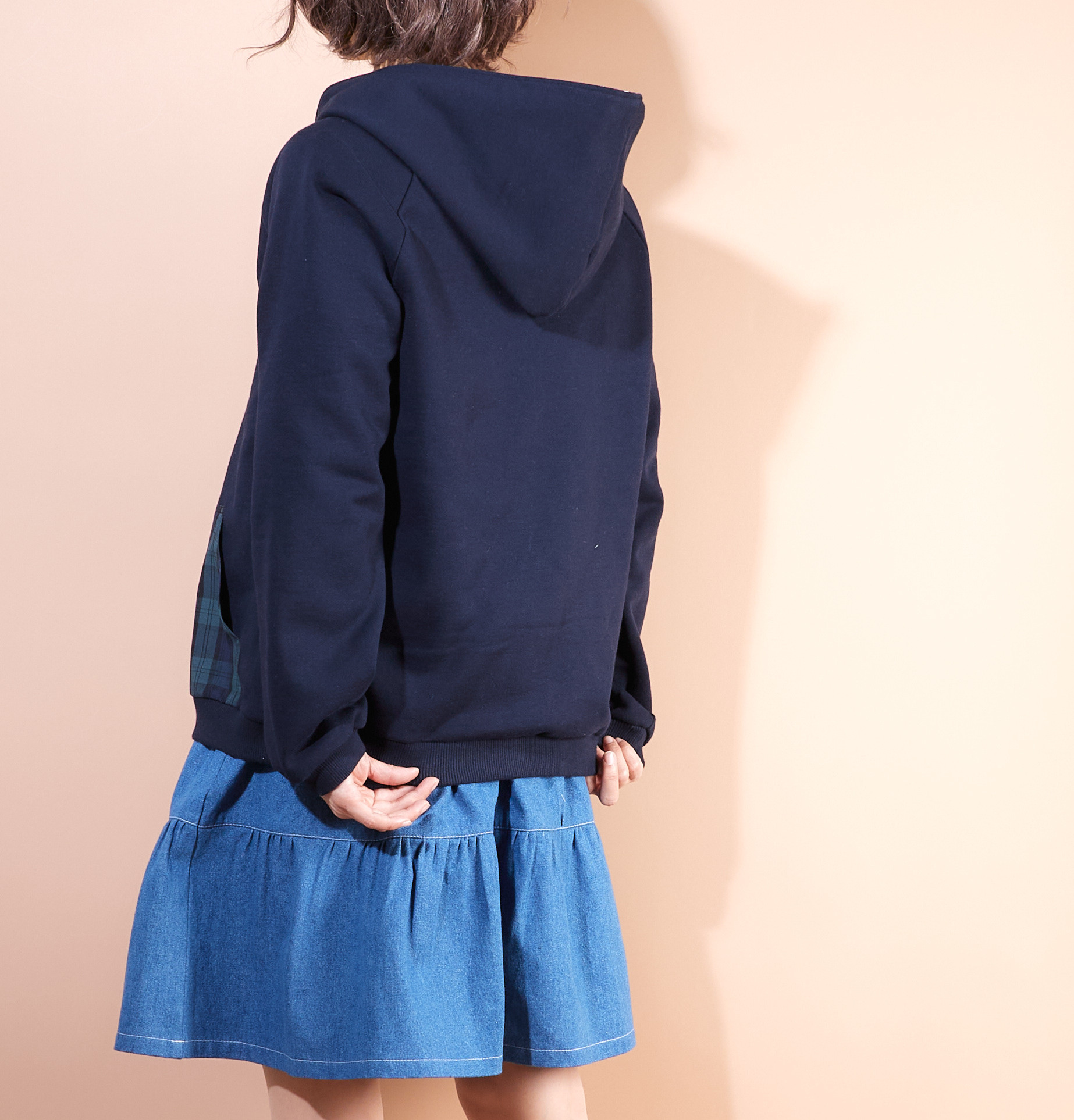 new定番フーディー♡ネイビー