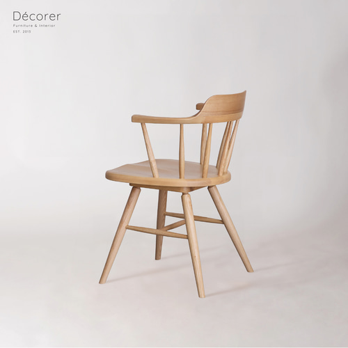 アッシュ材のウィンザーチェア [3色 : 座面固定] 子 ダイニング