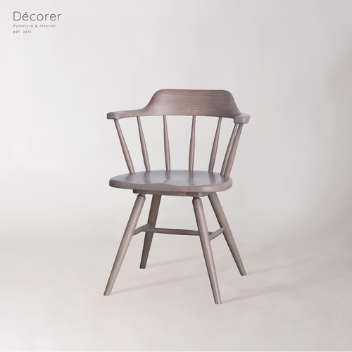 特集掲載* アッシュ材のウィンザーチェア [3色:座面回転] 椅子