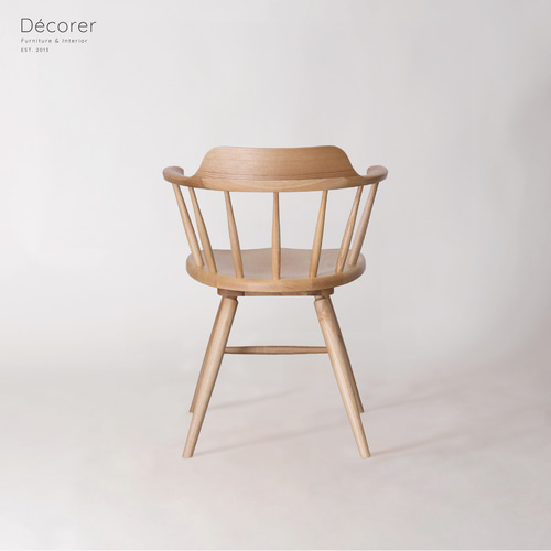 特集掲載* アッシュ材のウィンザーチェア [3色:座面回転] 椅子