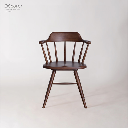 特集掲載* アッシュ材のウィンザーチェア [3色:座面回転] 椅子