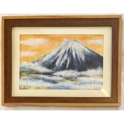 【5％OFF】 和紙ちぎり絵『夕焼け小焼け』葉書サイズ原画 切り絵 彩紘工房 絵画