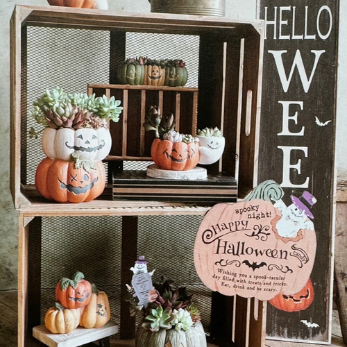 2024☆新作☆ハロウィン》ジャックオーランタンオーナメント24ハット