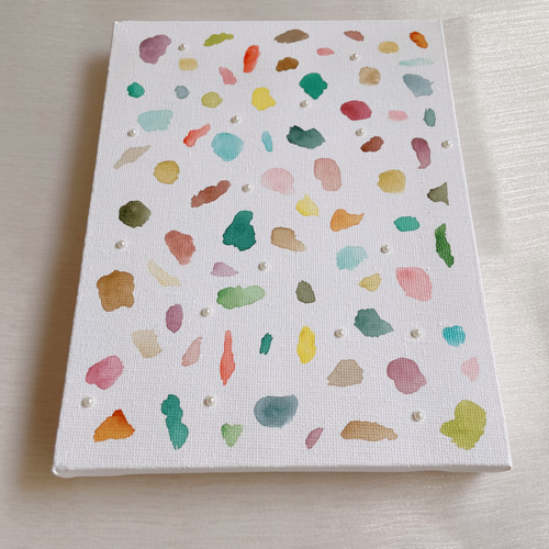 優しい彩✴︎絵画 カラフル パステル 伝統色 水彩 アート インテリア