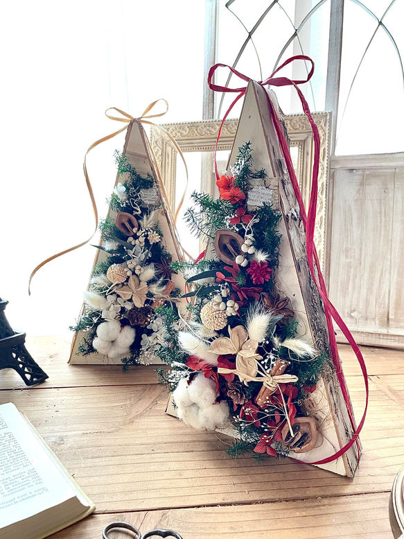 out トライアングルXmasツリー✩⡱