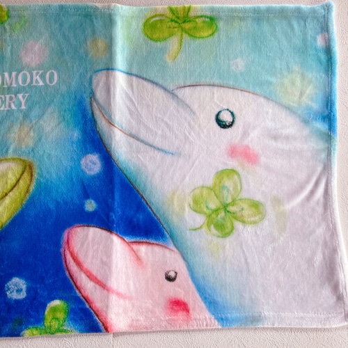 イルカ×アート　ラグ　タペストリーvintageドルフィンいるかブランケット イルカ×アート ラグ タペストリーvintageドルフィンいるかブランケット