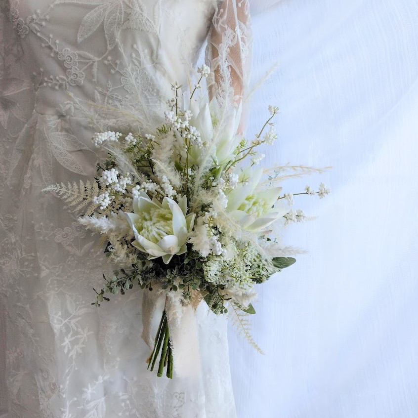 プロテア の ウェディングブーケ ns906 アーティフィシャルフラワー 7,110円