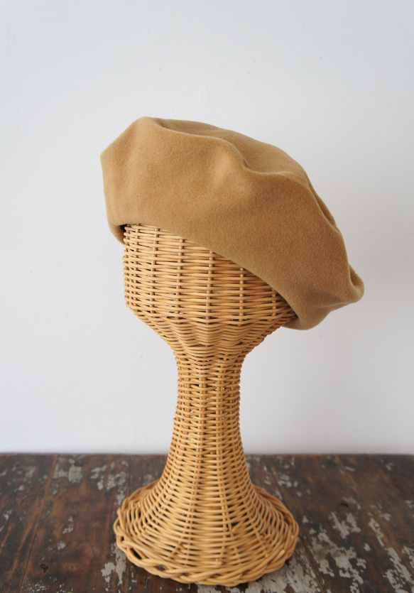 ベレー・ヌフ[カシミア・キャメル]C3261485cashmerecamel 4枚目の画像