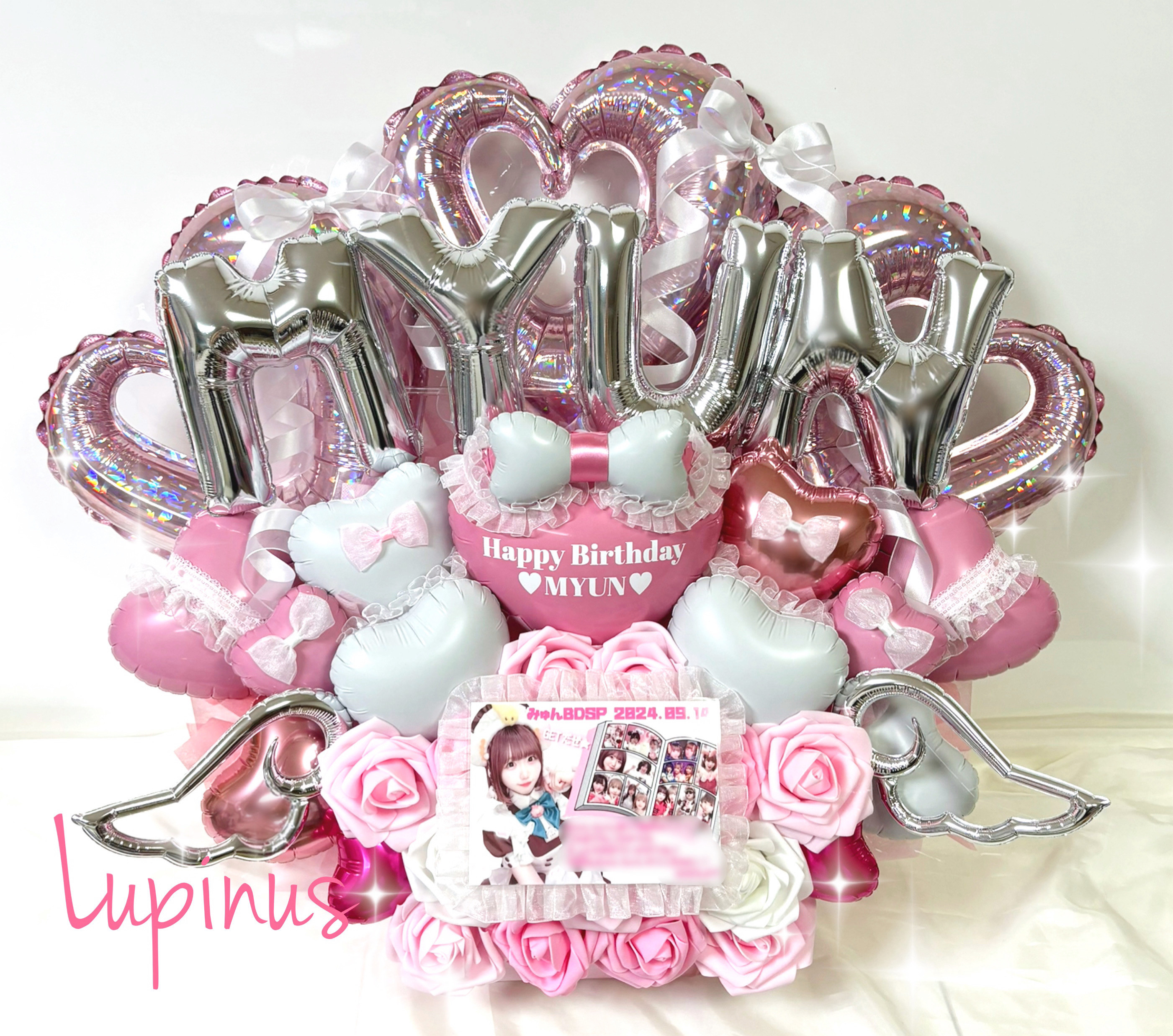 バルーンギフトバルーンアレンジ 生誕祭成人式卒業肉球推し活