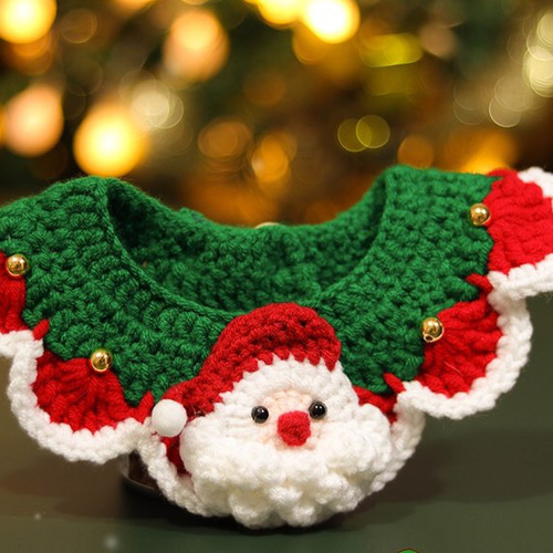 EMY's Gallery 猫襟 ワンちゃん襟 首輪 カギ編み 犬襟 つけ襟