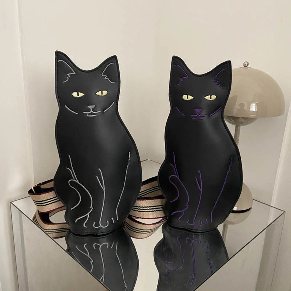 大流行中アニマルバッグ♡おすまし猫ちゃんショルダーバッグ