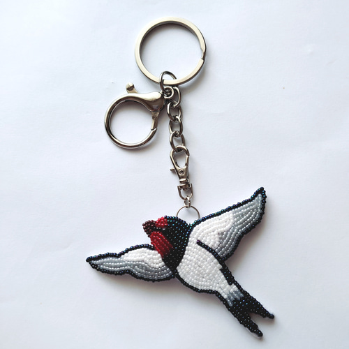 ツバメ 羽ばたき チャーム・バッグチャーム・キーホルダー 金具の選択