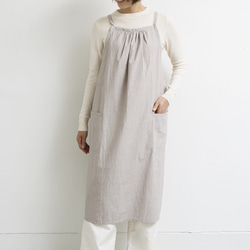 ギャザーエプロン TW / gather apron TW グレージュ エプロン SUNNY