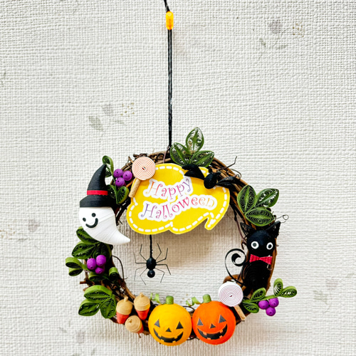 ペーパークイリングキット ハロウィンリース キット atelier*A 通販