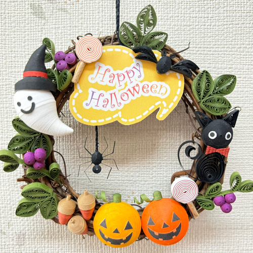 ペーパークイリングキット ハロウィンリース キット atelier*A 通販