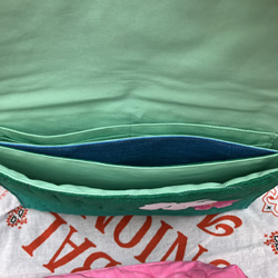 ピンクのプルメリアの手帳ケース　受注製作 12枚目の画像