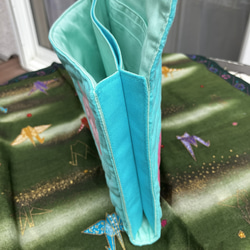 ピンクのプルメリアの手帳ケース　受注製作 5枚目の画像