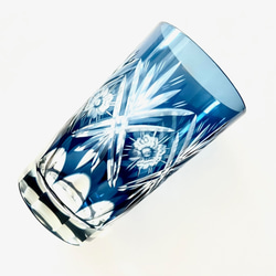 単品バラ売り＞ラスト1客 江戸切子 グラス 藍紺 グラス antique art