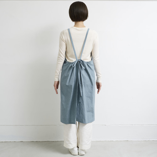 gather エプロン ギャザーエプロン TW / gather apron TW ブルー エプロン SUNNY