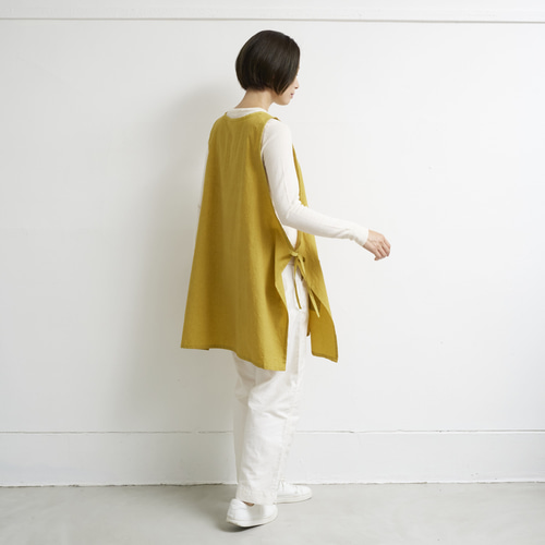 ビブエプロン TW / bib apron TW マスタード エプロン SUNNY LOCATION