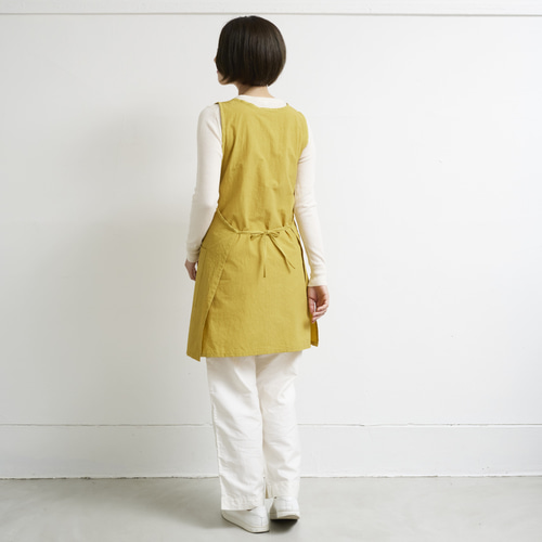 ビブエプロン TW / bib apron TW マスタード エプロン SUNNY LOCATION