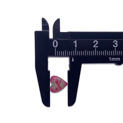 ネイルパーツ ハート リボン 10ｍｍ ミックス 100個 ラメ 蝶結び ぷっくり 3D デコパーツ BD4029 6枚目の画像